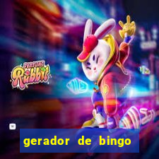 gerador de bingo de palavras